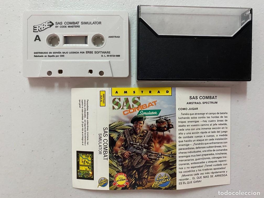 Videojuegos y consolas: SAS COMBAT SIMULATOR - VIDEOJUEGO AMSTRAD CPC - Foto 2