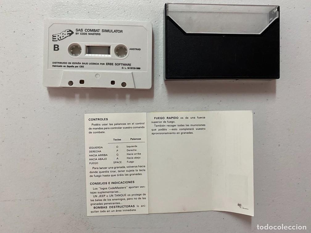 Videojuegos y consolas: SAS COMBAT SIMULATOR - VIDEOJUEGO AMSTRAD CPC - Foto 3