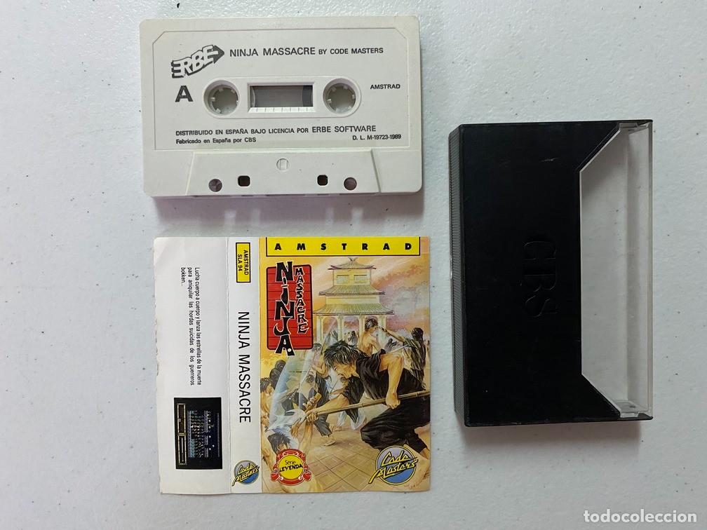 Videojuegos y consolas: NINJA MASSACRE - VIDEOJUEGO AMSTRAD CPC - Foto 2