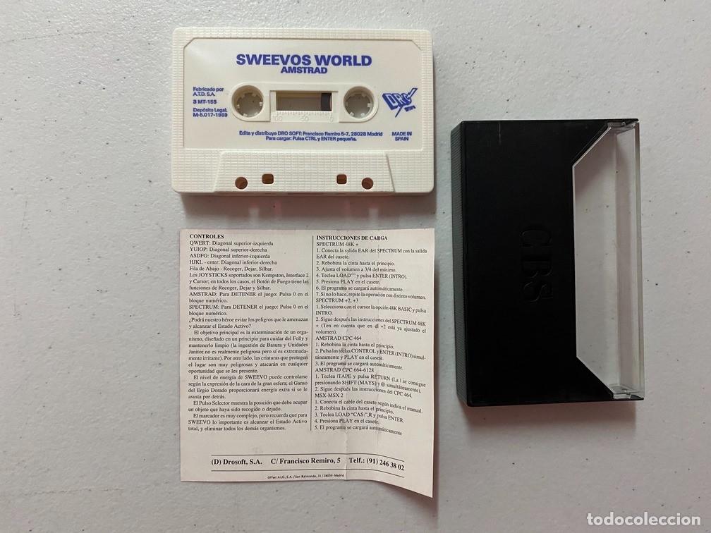 Videojuegos y consolas: SWEEVOS WORLD - VIDEOJUEGO AMSTRAD CPC - Foto 3