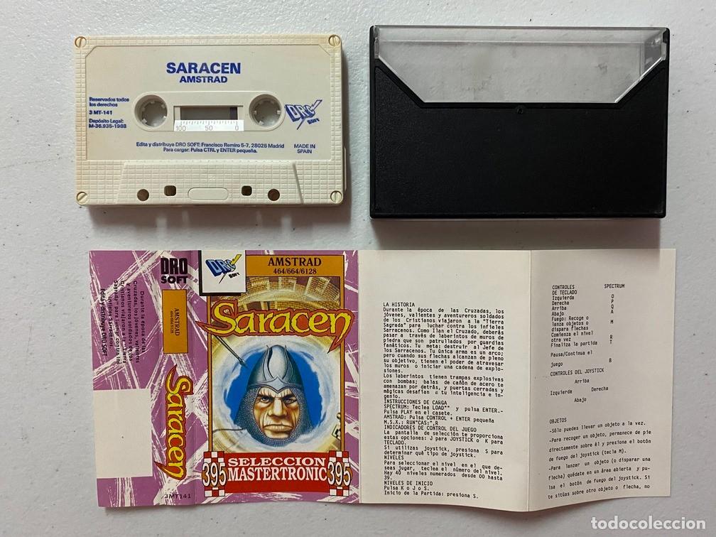 Videojuegos y consolas: SARACEN - VIDEOJUEGO AMSTRAD CPC - Foto 2