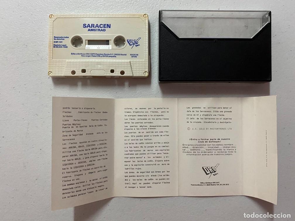 Videojuegos y consolas: SARACEN - VIDEOJUEGO AMSTRAD CPC - Foto 3