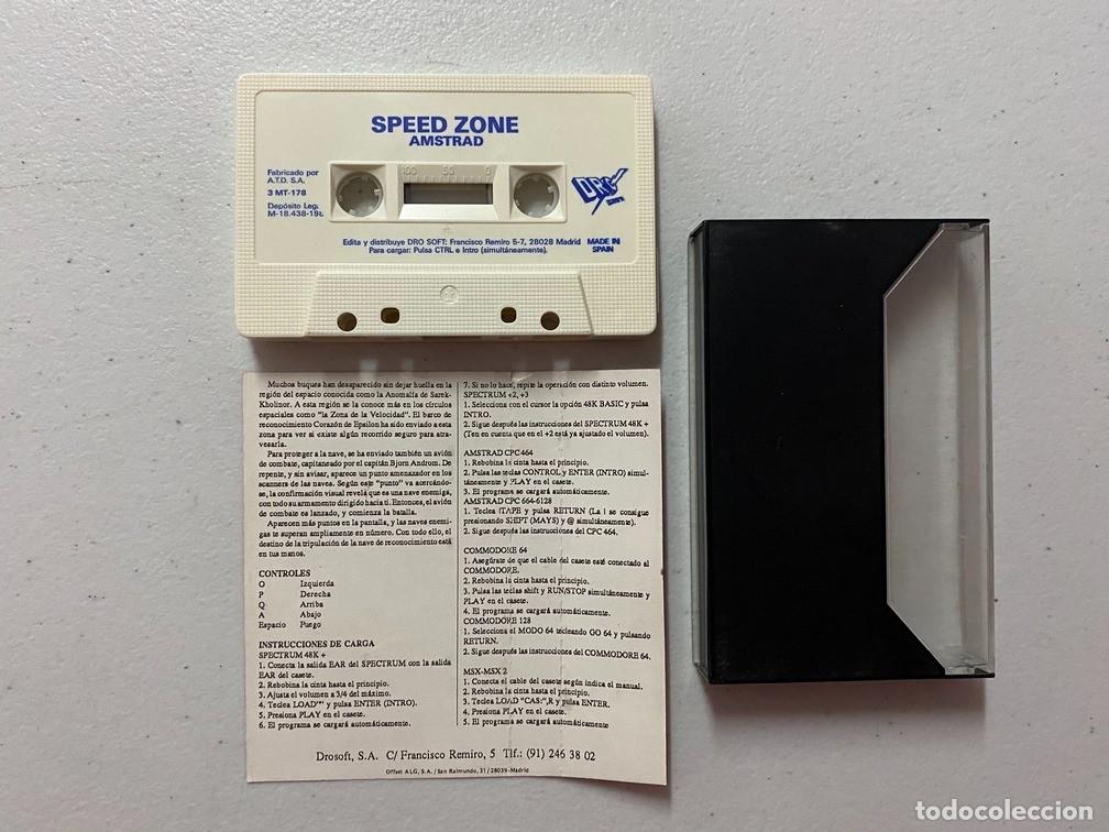 Videojuegos y consolas: SPEED ZONE - VIDEOJUEGO AMSTRAD CPC - Foto 3