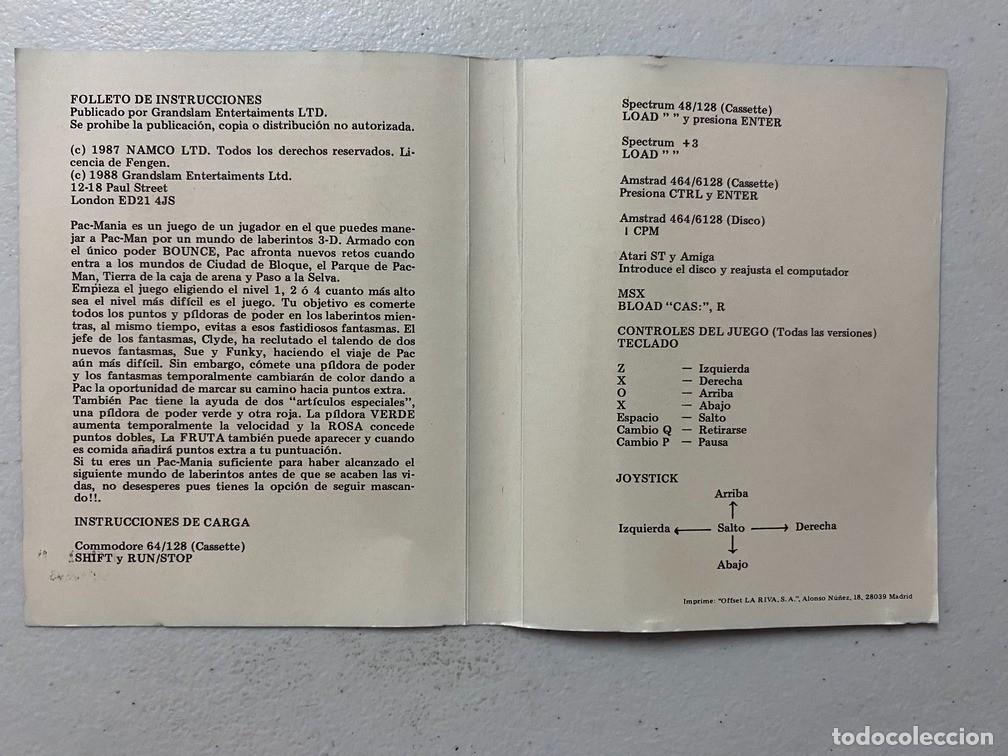 Videojuegos y consolas: PAC MANIA - VIDEOJUEGO AMSTRAD CPC - Foto 4