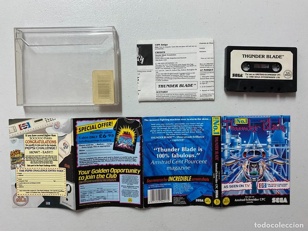 Videojuegos y consolas: THUNDER BLADE - VIDEOJUEGO AMSTRAD CPC - Foto 3