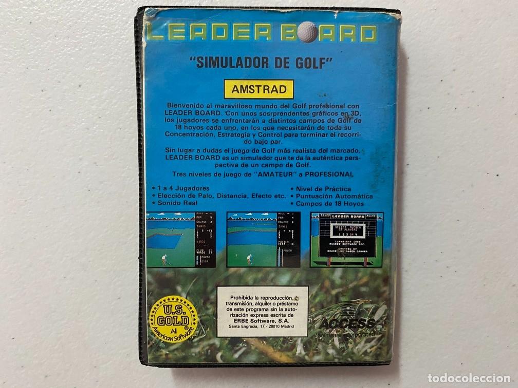 Videojuegos y consolas: LEADER BOARD - VIDEOJUEGO AMSTRAD CPC - Foto 2