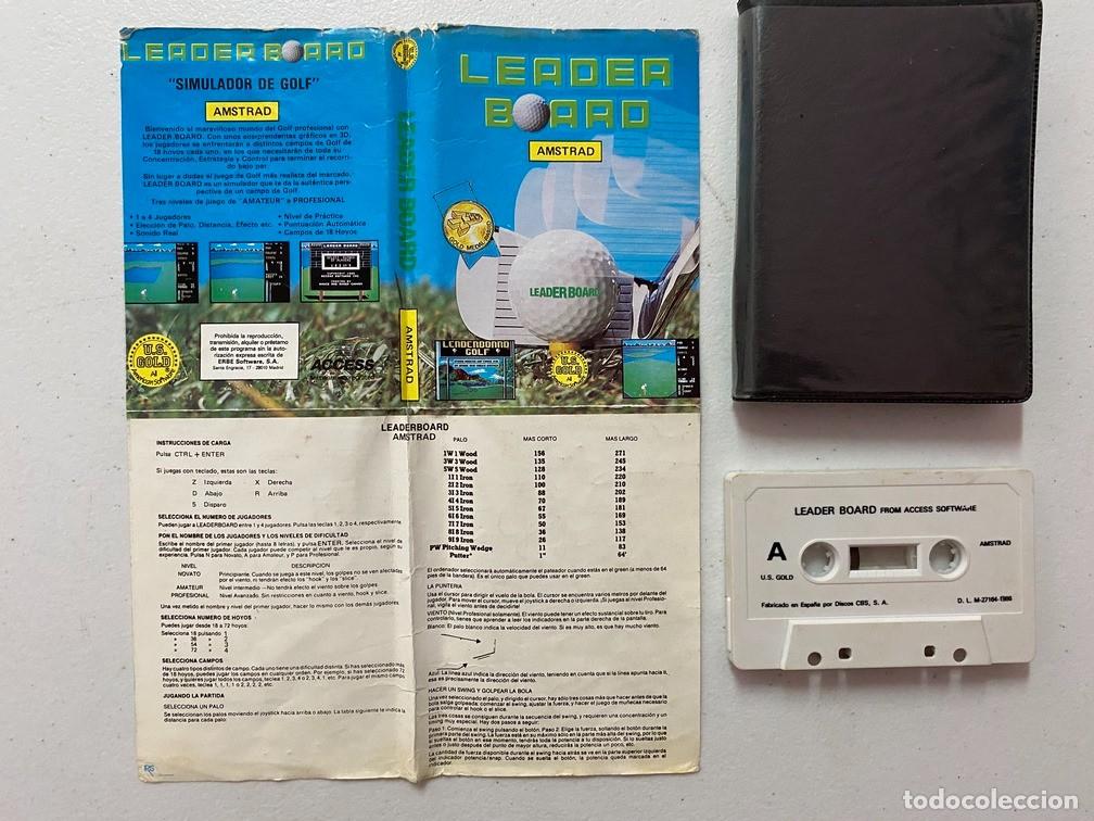 Videojuegos y consolas: LEADER BOARD - VIDEOJUEGO AMSTRAD CPC - Foto 4