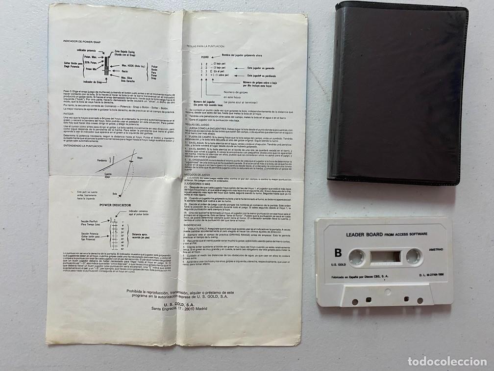Videojuegos y consolas: LEADER BOARD - VIDEOJUEGO AMSTRAD CPC - Foto 5