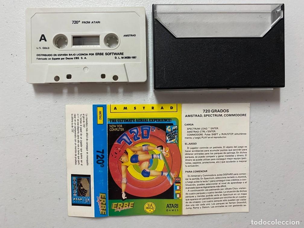 Videojuegos y consolas: 720&ordm; GRADOS - VIDEOJUEGO AMSTRAD CPC - Foto 2