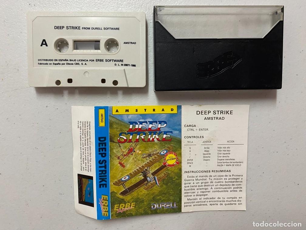 Videojuegos y consolas: DEEP STRIKE - VIDEOJUEGO AMSTRAD CPC - Foto 2