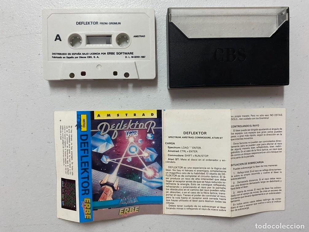 Videojuegos y consolas: DEFLEKTOR - VIDEOJUEGO AMSTRAD CPC - Foto 2