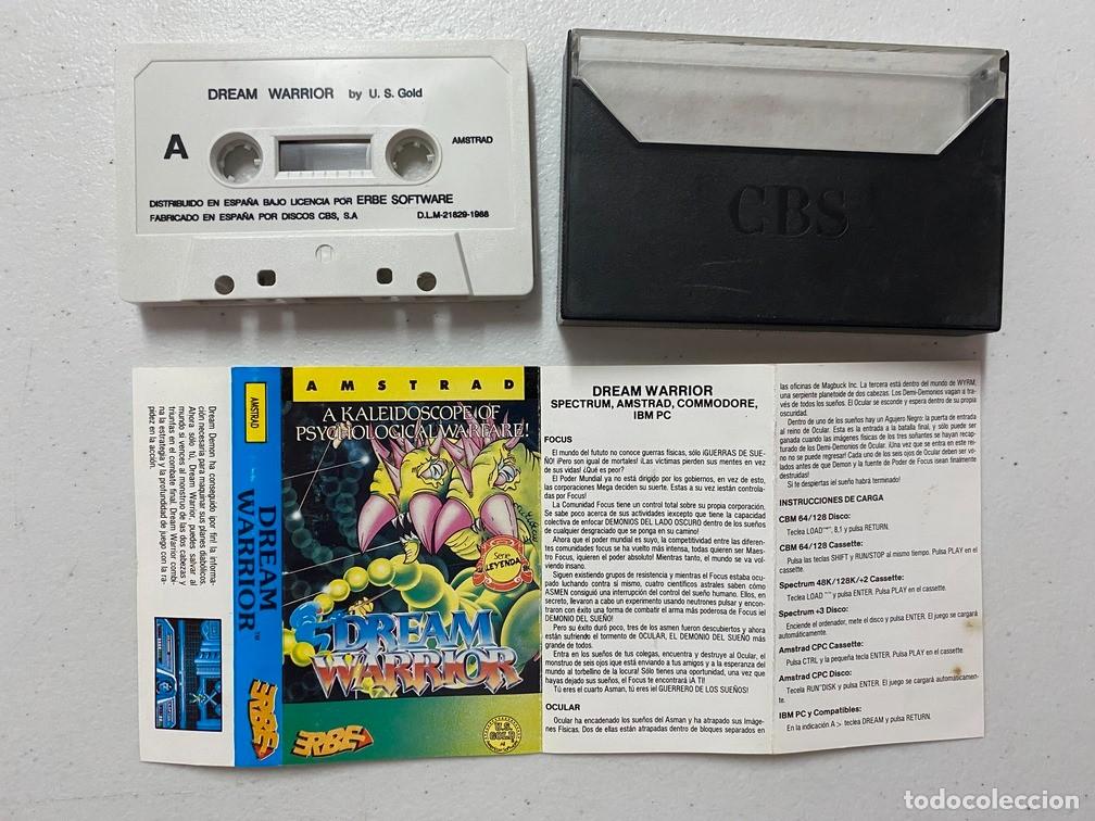 Videojuegos y consolas: DREAM WARRIOR - VIDEOJUEGO AMSTRAD CPC - Foto 2