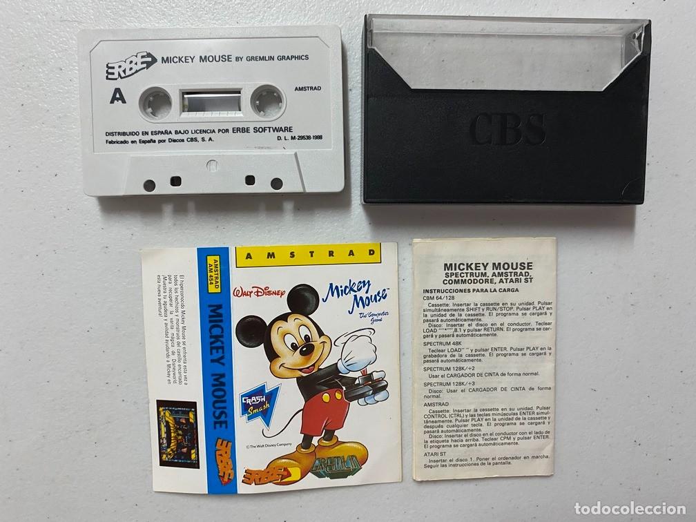 Videojuegos y consolas: MICKEY MOUSE - VIDEOJUEGO AMSTRAD CPC - Foto 2