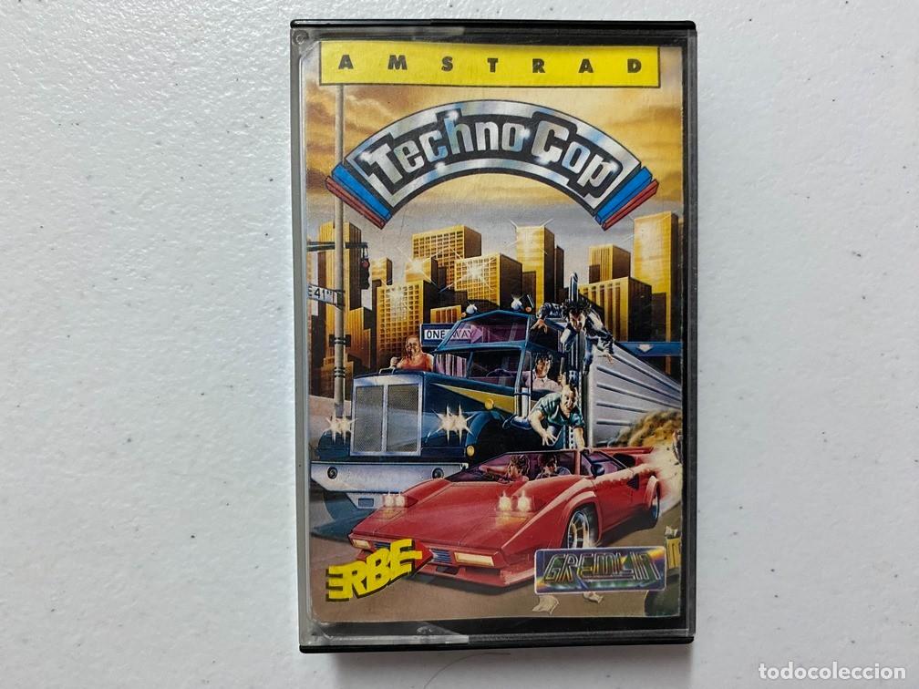 Videojuegos y consolas: TECHNO COP - VIDEOJUEGO AMSTRAD CPC - Foto 1