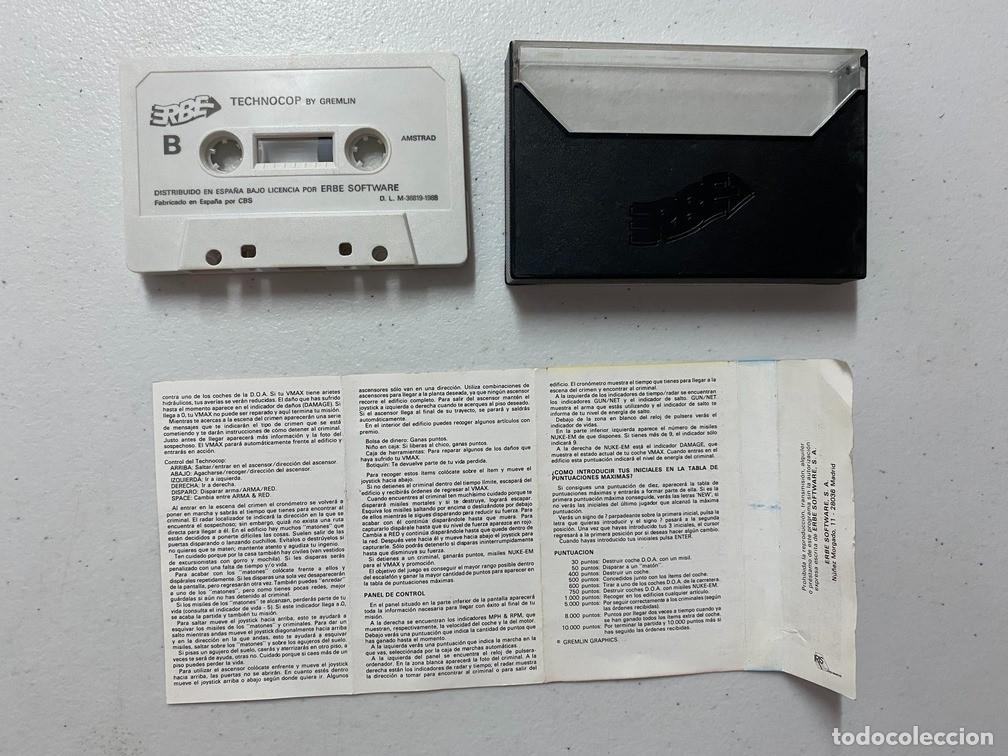 Videojuegos y consolas: TECHNO COP - VIDEOJUEGO AMSTRAD CPC - Foto 3