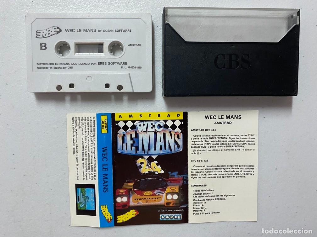 Videojuegos y consolas: WEC LE MANS - VIDEOJUEGO AMSTRAD CPC - Foto 2