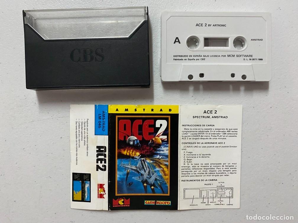 Videojuegos y consolas: ACE 2 - VIDEOJUEGO AMSTRAD CPC - Foto 2