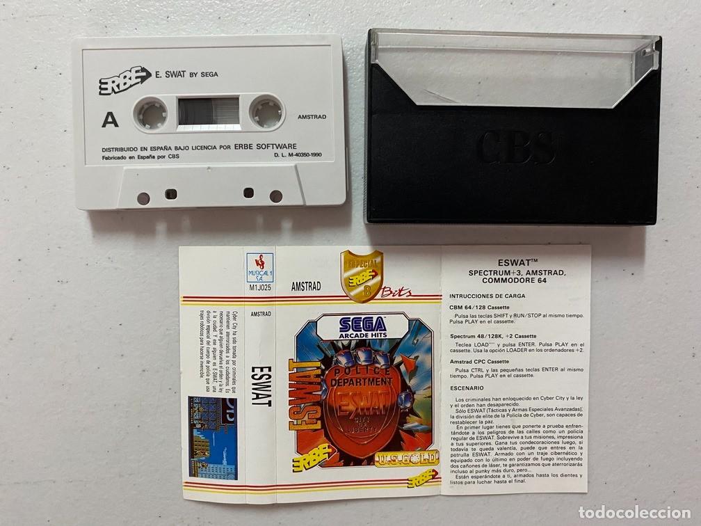 Videojuegos y consolas: ESWAT - VIDEOJUEGO AMSTRAD CPC - Foto 2