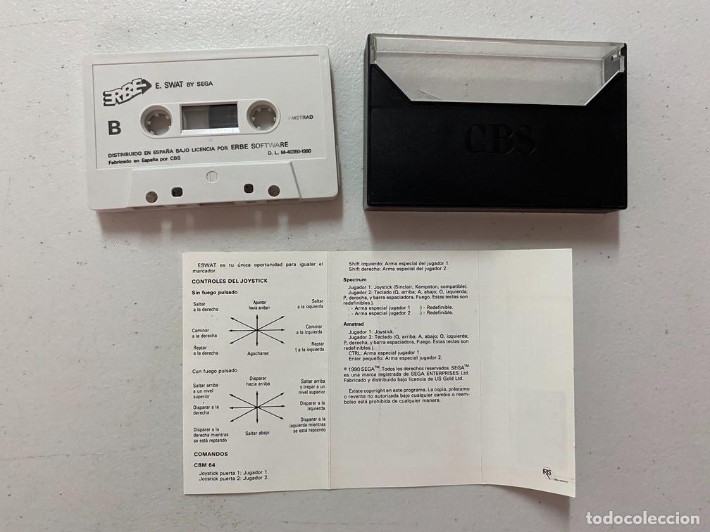 Videojuegos y consolas: ESWAT - VIDEOJUEGO AMSTRAD CPC - Foto 3