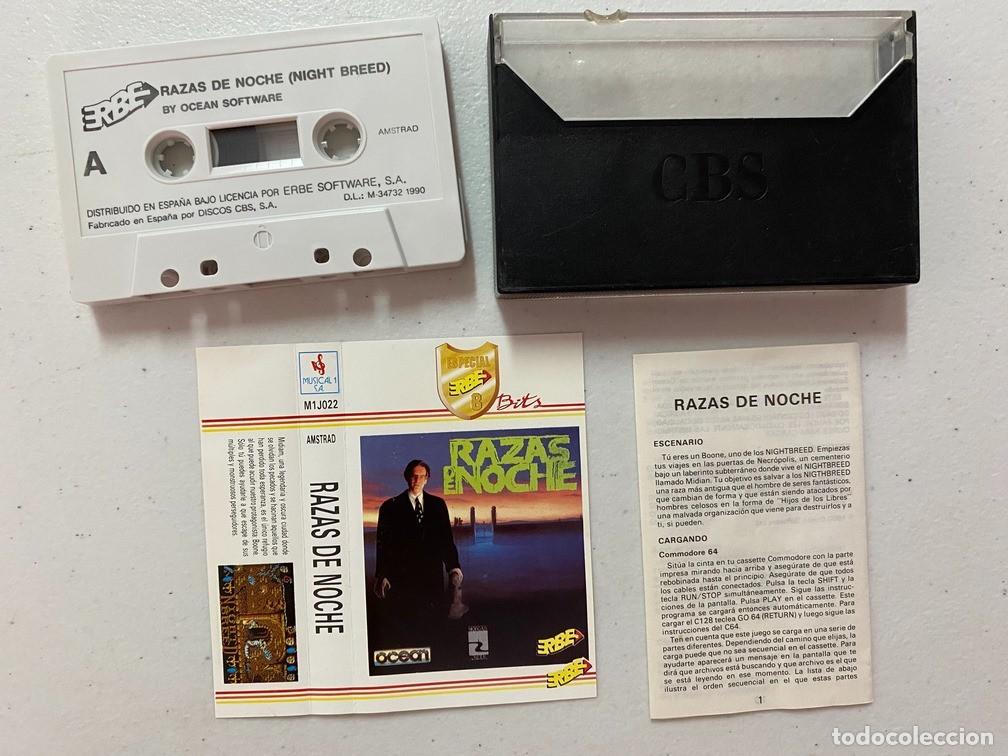 Videojuegos y consolas: RAZAS DE NOCHE - VIDEOJUEGO AMSTRAD CPC - Foto 2