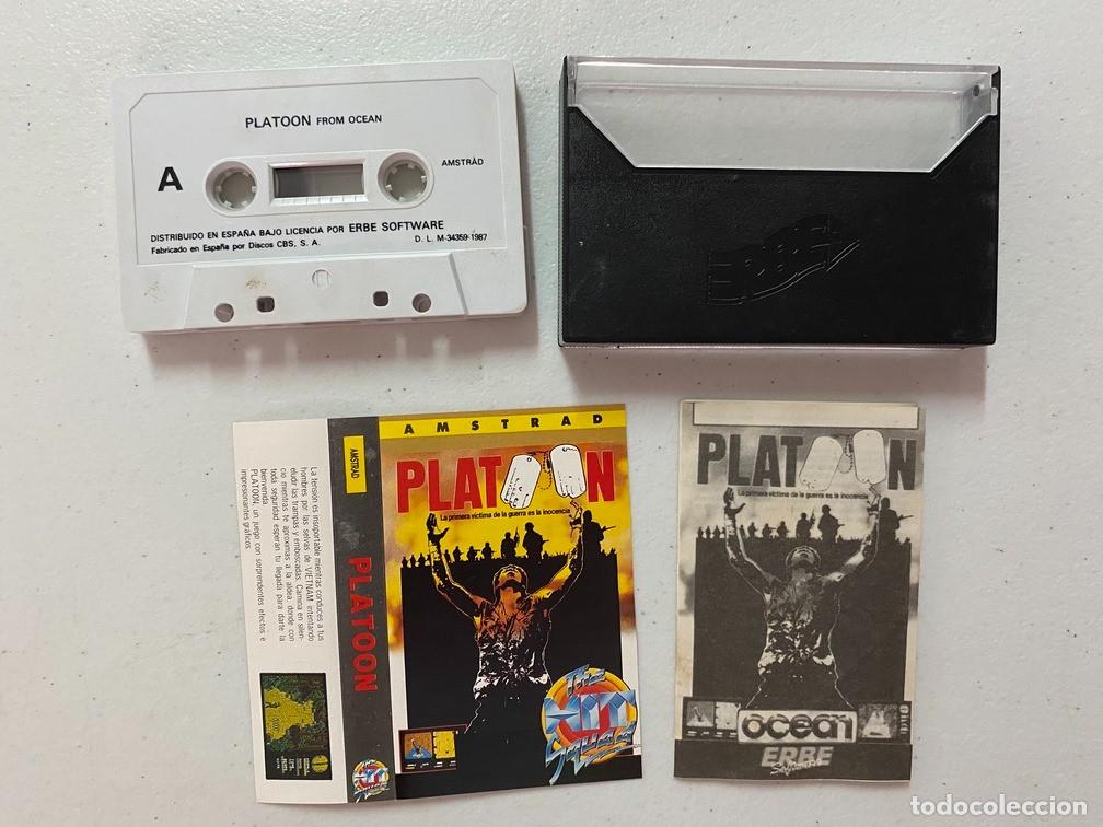 Videojuegos y consolas: PLATOON - VIDEOJUEGO AMSTRAD CPC - Foto 2