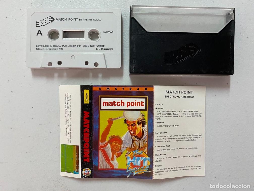 Videojuegos y consolas: MATCH POINT - VIDEOJUEGO AMSTRAD CPC - Foto 2