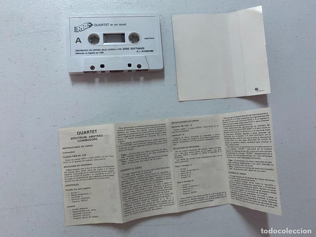 Videojuegos y consolas: QUARTET - VIDEOJUEGO AMSTRAD CPC - Foto 3