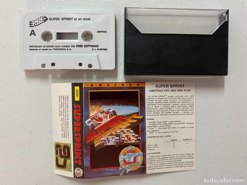 Videojuegos y consolas: SUPER SPRINT - VIDEOJUEGO AMSTRAD CPC - Foto 2
