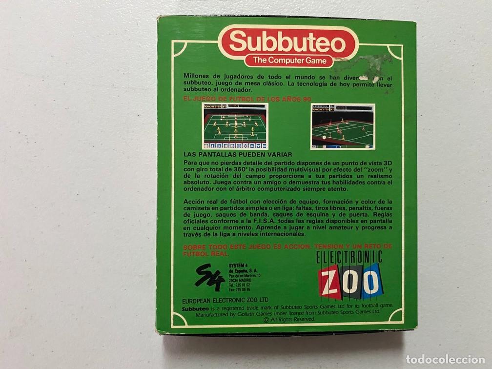 Videojuegos y consolas: SUBBUTEO - VIDEOJUEGO AMSTRAD CPC - Foto 4