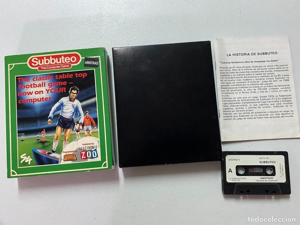 Videojuegos y consolas: SUBBUTEO - VIDEOJUEGO AMSTRAD CPC - Foto 5