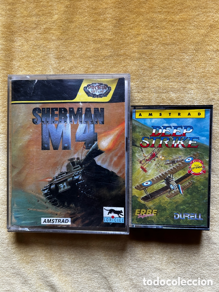 Videojuegos y consolas: Pack Amstrad ShermanM4/DeepStrike - Foto 1