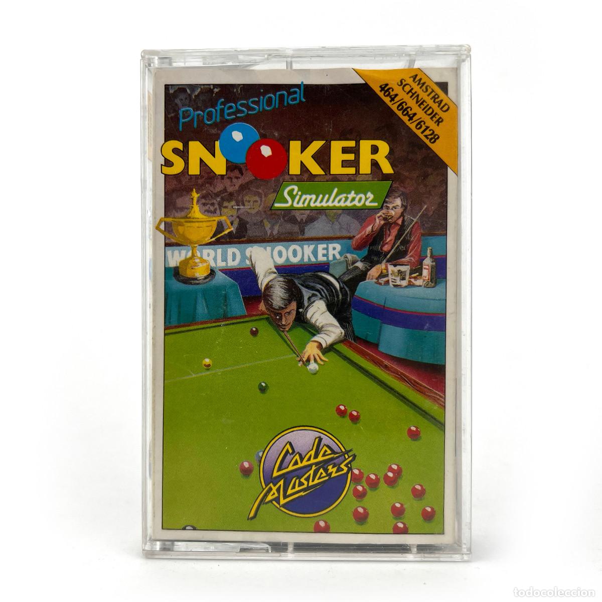 Videojuegos y consolas: PROFESSIONAL SNOOKER SIMULATOR CODE MASTERS BILLAR POOL BUCHACA TRONERA AMSTRAD CPC 464 664 CASSETTE - Foto 1