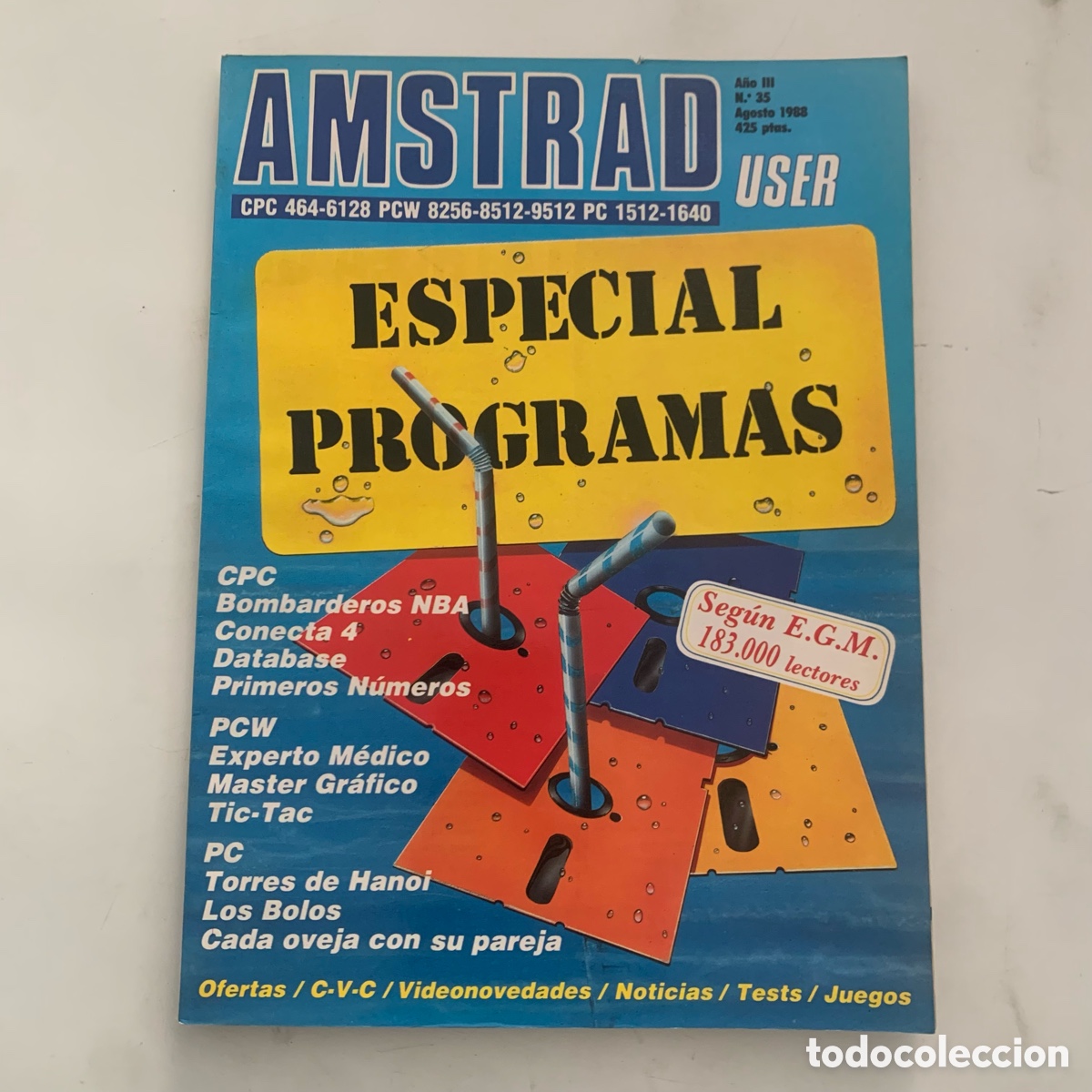 Videojuegos y consolas: REVISTA AMSTRAD USER N&ordm; 35 de 1988 - Foto 1