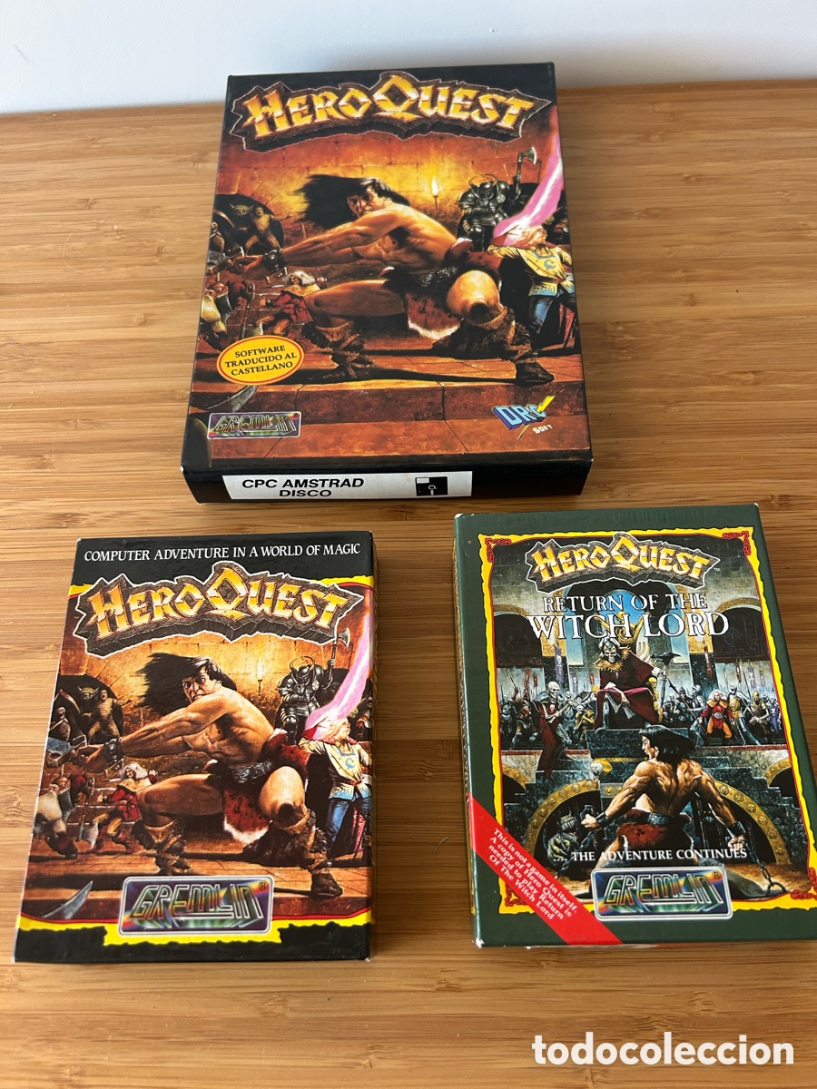 Videojuegos y consolas: Heroquest spectrum y ansttan - Foto 1