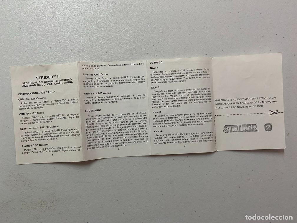 Videojuegos y consolas: STRIDER 2 - VIDEOJUEGO AMSTRAD CPC 6128 - Foto 7