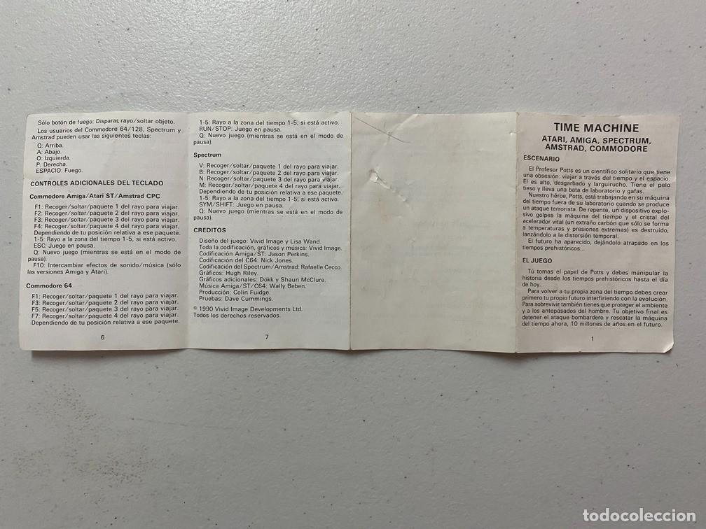 Videojuegos y consolas: TIME MACHINE - VIDEOJUEGO AMSTRAD CPC 6128 - Foto 7