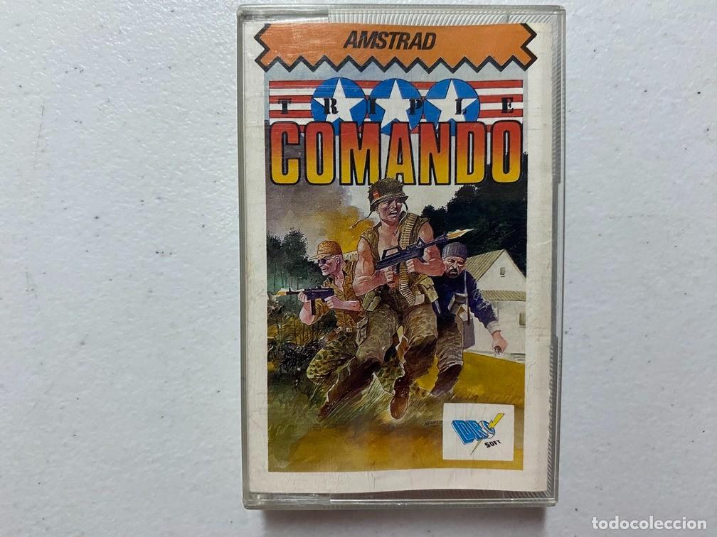 Videojuegos y consolas: TRIPLE COMANDO - VIDEOJUEGO AMSTRAD CPC 464 - Foto 1