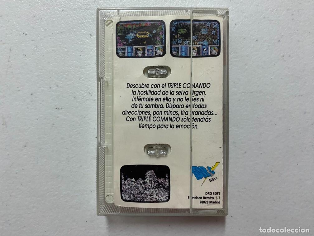 Videojuegos y consolas: TRIPLE COMANDO - VIDEOJUEGO AMSTRAD CPC 464 - Foto 2