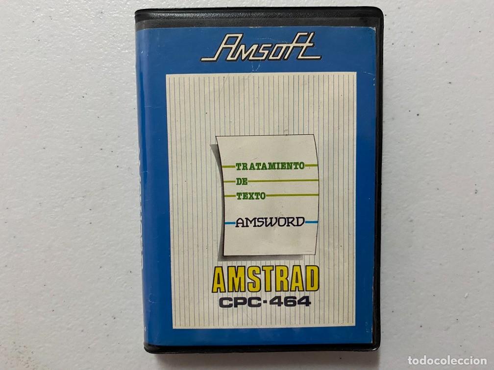 Videojuegos y consolas: AMSWORD - AMSOFT - VIDEOJUEGO AMSTRAD CPC 464 - Foto 1