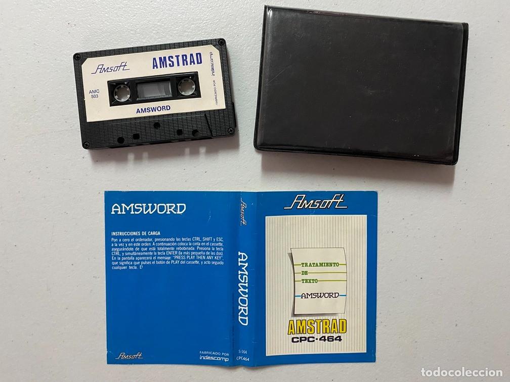 Videojuegos y consolas: AMSWORD - AMSOFT - VIDEOJUEGO AMSTRAD CPC 464 - Foto 4
