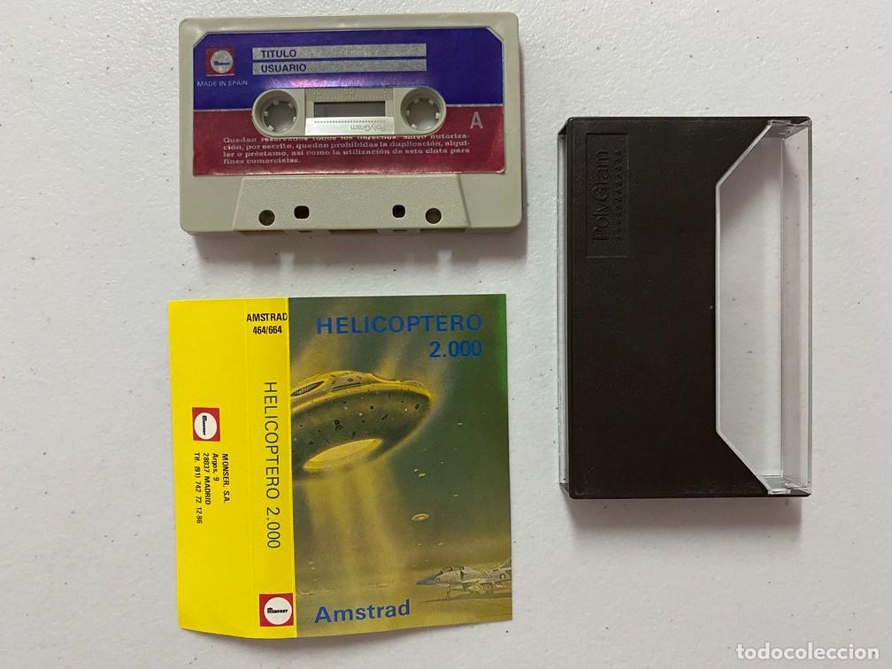 Videojuegos y consolas: HELICOPTERO 2000 - VIDEOJUEGO AMSTRAD CPC 464 - Foto 2