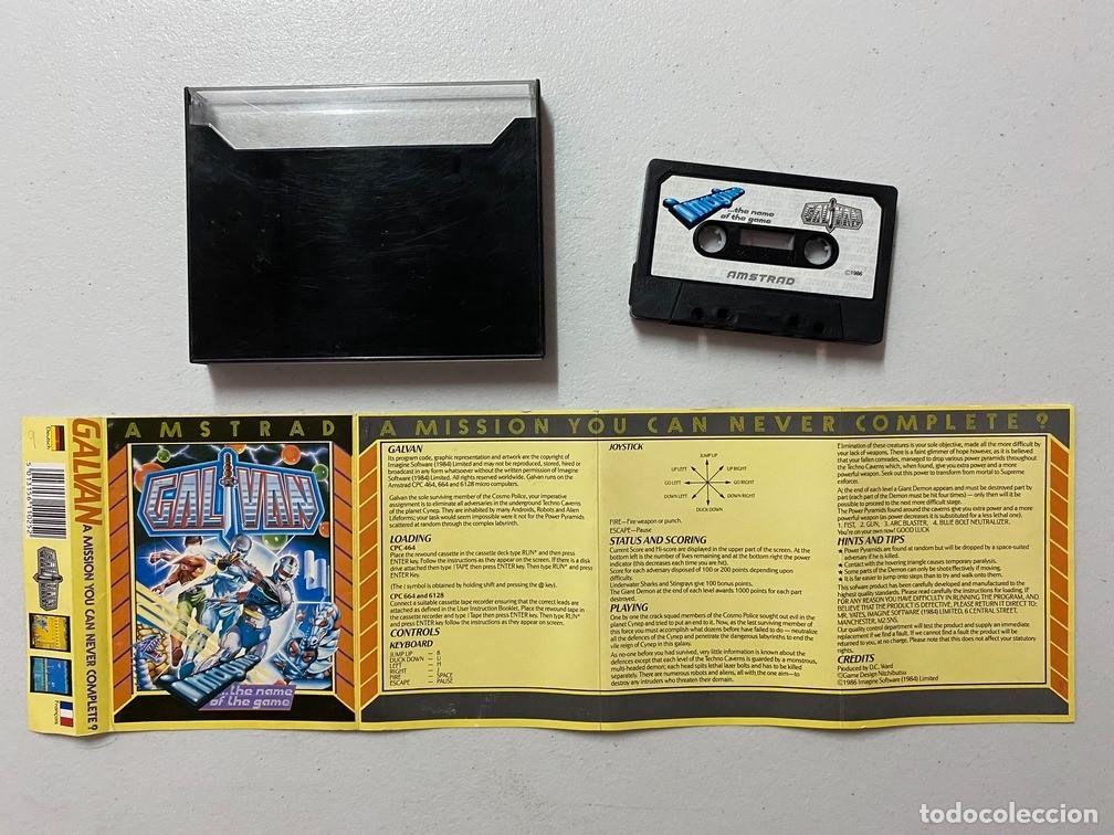 Videojuegos y consolas: GALIVAN - VIDEOJUEGO AMSTRAD CPC 464 - Foto 3