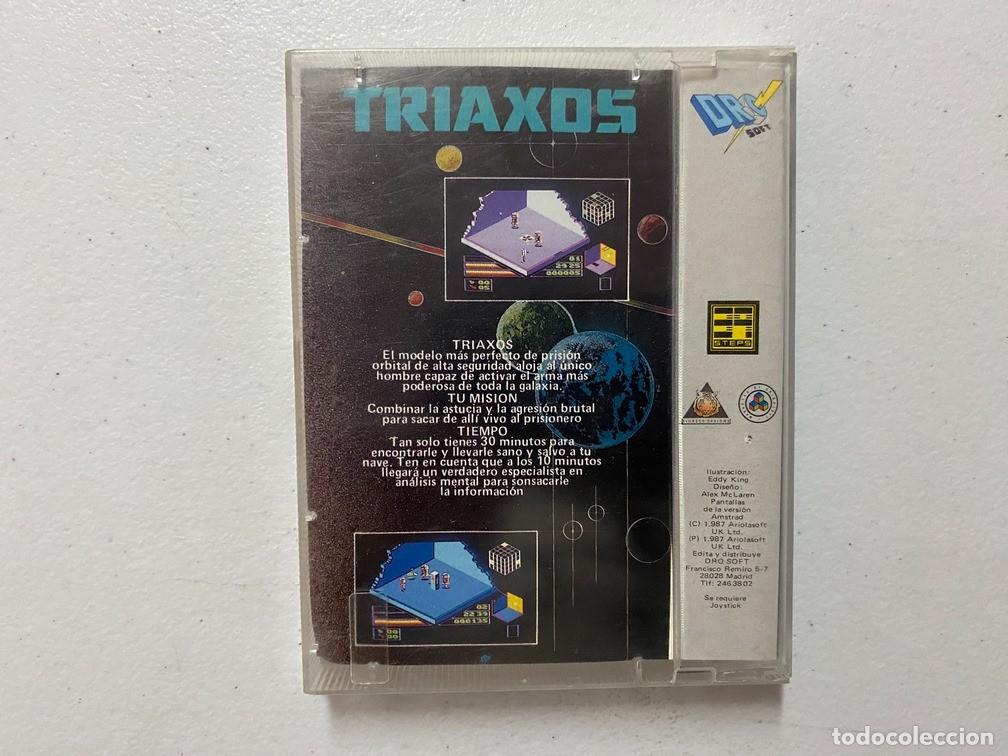 Videojuegos y consolas: TRIAXOS - VIDEOJUEGO AMSTRAD CPC 464 - Foto 2