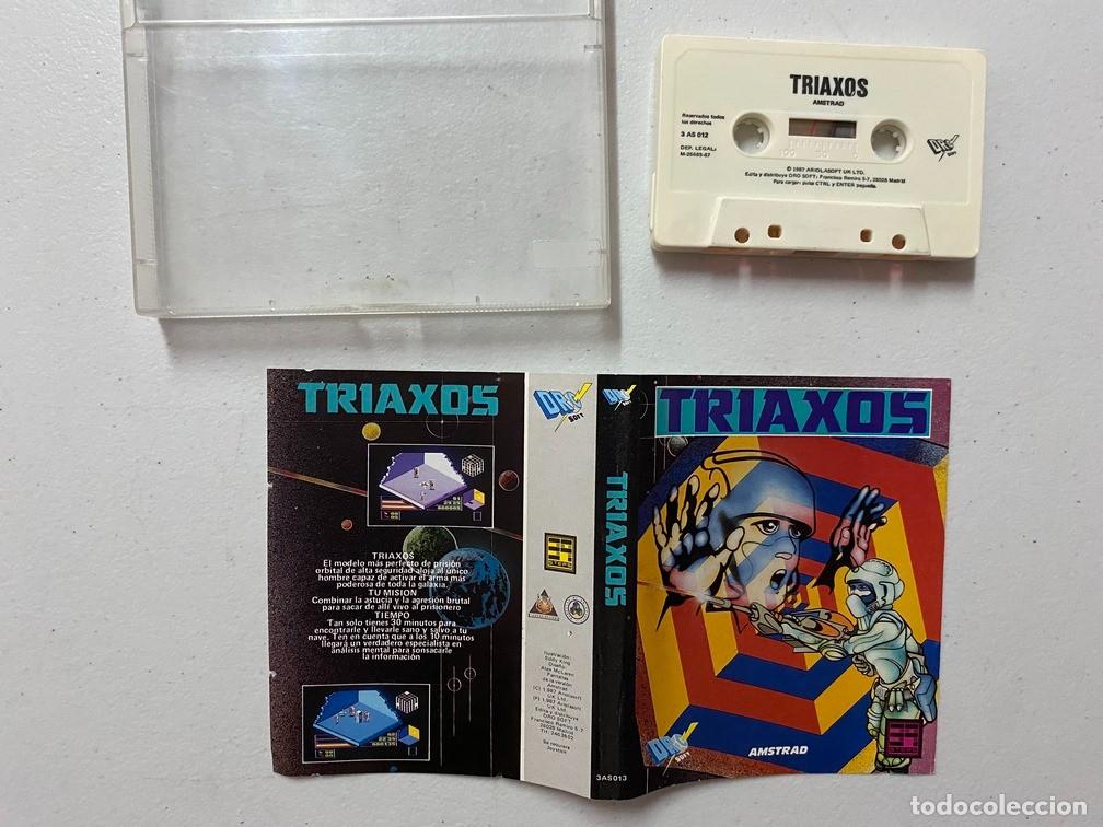 Videojuegos y consolas: TRIAXOS - VIDEOJUEGO AMSTRAD CPC 464 - Foto 3