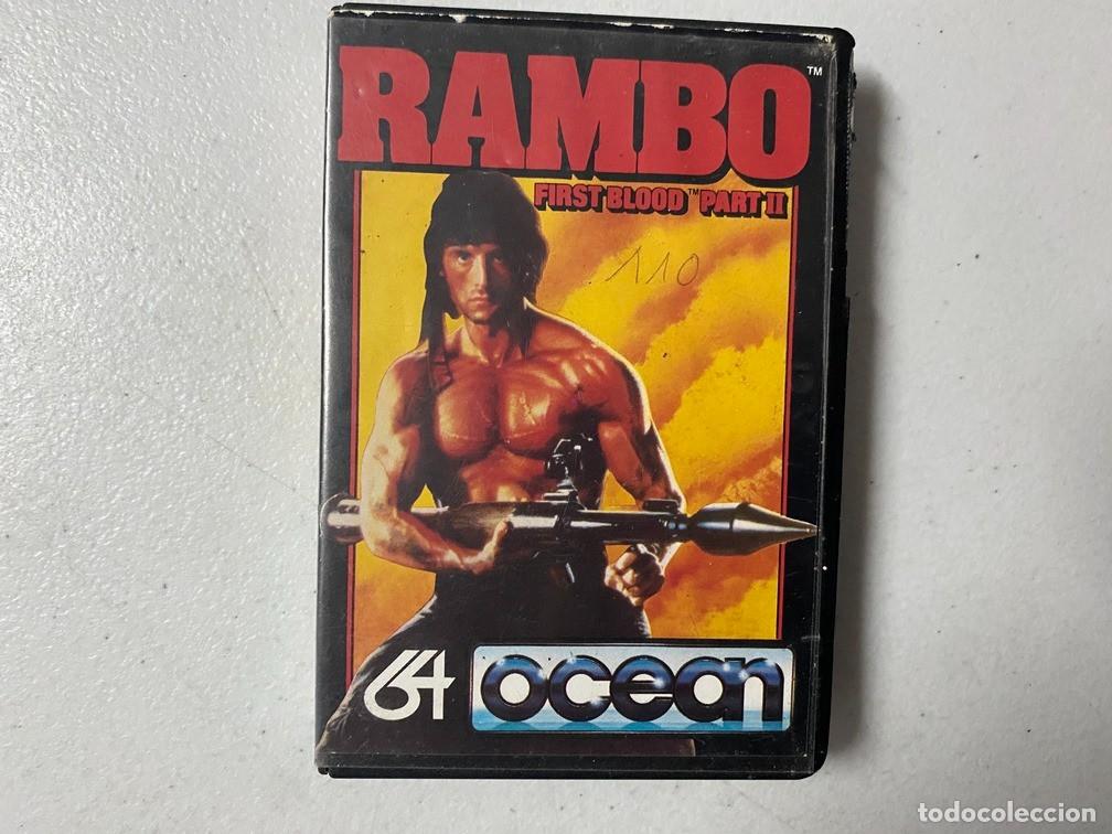 Videojuegos y consolas: RAMBO - VIDEOJUEGO COMMODORE 64 - C-64 - Foto 1