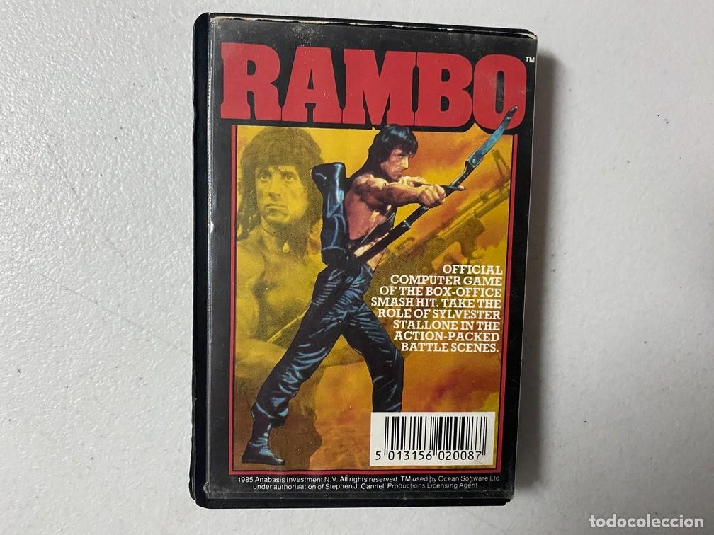 Videojuegos y consolas: RAMBO - VIDEOJUEGO COMMODORE 64 - C-64 - Foto 2