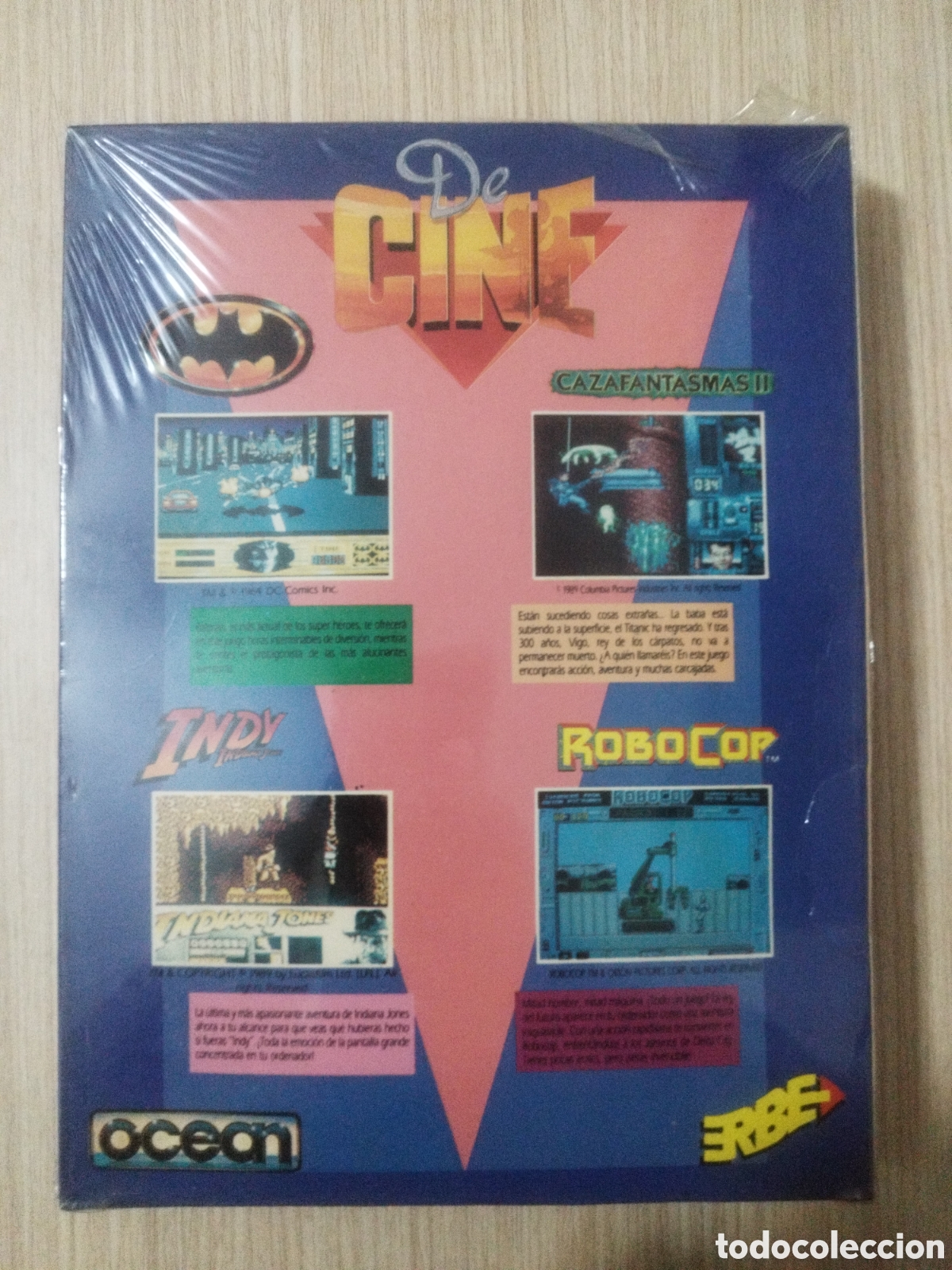 Videojuegos y consolas: DE CINE (Precintado) - OCEAN (1990) - AMSTRAD - Foto 2