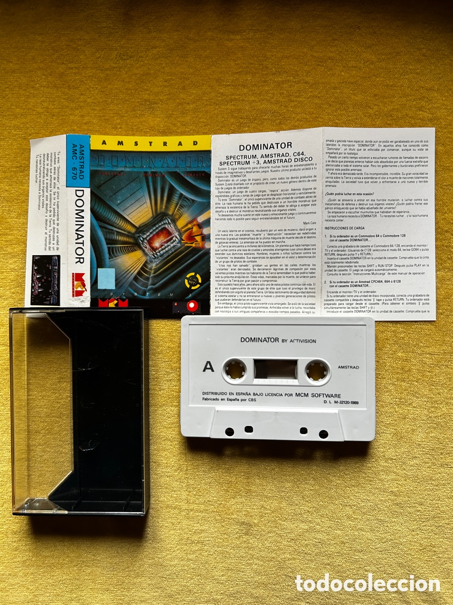 Videojuegos y consolas: Amstrad Chain Reaction +Dominator - Foto 5