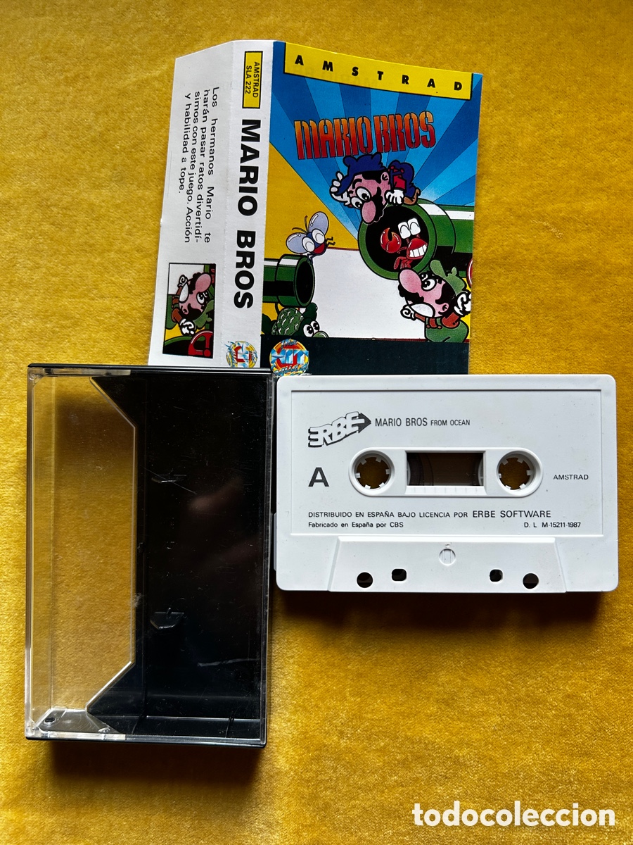 Videojuegos y consolas: Amstrad Mario Bros + J.Bond - Foto 4