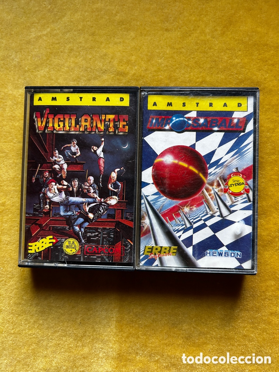 Videojuegos y consolas: Amstrad Vigilante + Impossaball - Foto 1